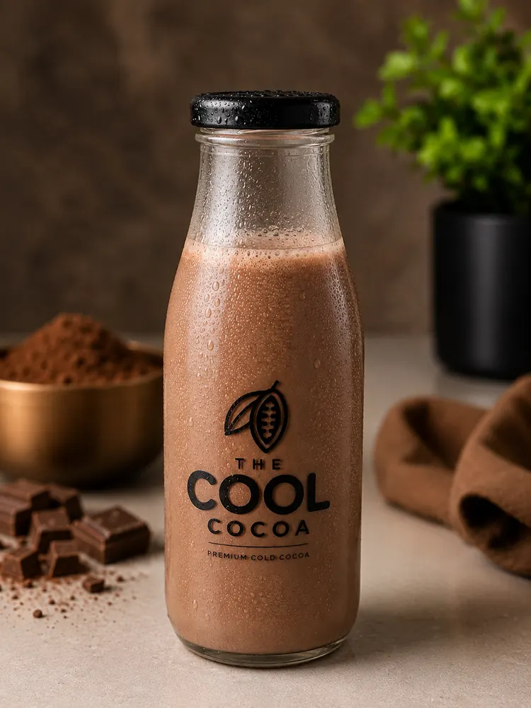 Classic Cocoa cold cocoa bottle by The Cool Cocoa, Ahmedabad